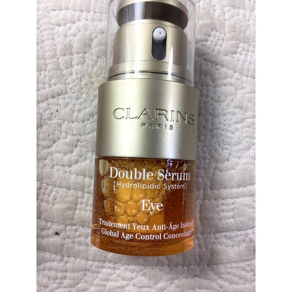 Clarins Double Serum Eye Treatment 20ml Anti-Age Intensif Global Age Control*NWB - Picture 2 of 5